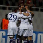 Jogadores comemoram um dos gols da partida (Foto: chelseafc.com)