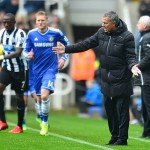 José Mourinho insatisfeito com o desempenho da equipe hoje.