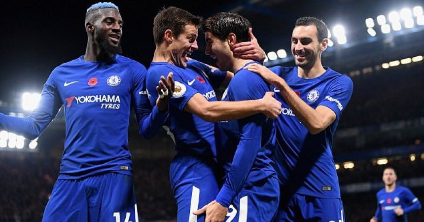 Azpilicueta, Morata, Gol Azpilicueta, Morata, Gol