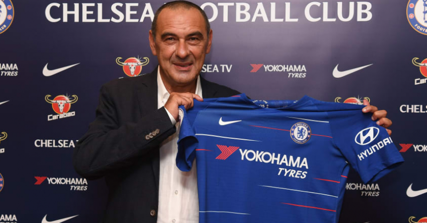Maurizio Sarri é o novo técnico do Chelsea Maurizio Sarri é o novo técnico do Chelsea