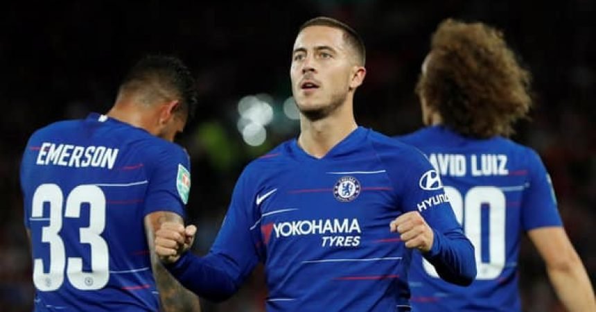Hazard decide, Chelsea vira pra cima do Liverpool e avança na Carabao Cup Hazard decide, Chelsea vira pra cima do Liverpool e avança na Carabao Cup