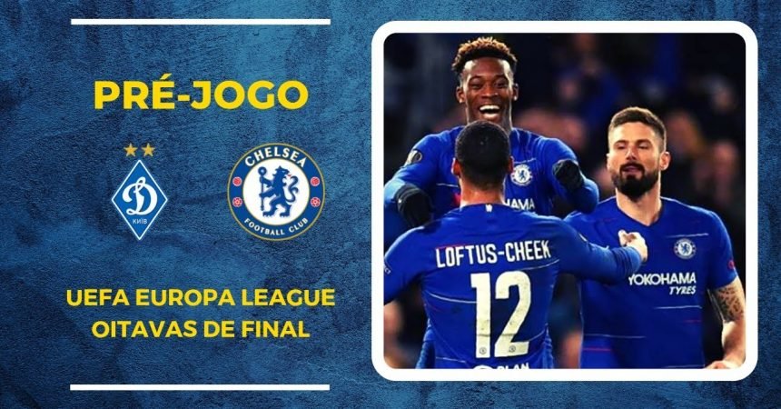 Para confirmar a classificação, Chelsea enfrenta o Dínamo de Kiev na Ucrânia Para confirmar a classificação, Chelsea enfrenta o Dínamo de Kiev na Ucrânia