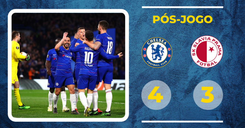 Chelsea vence o Slavia Praga de novo, e está na semifinal da Europa League Chelsea vence o Slavia Praga de novo, e está na semifinal da Europa League
