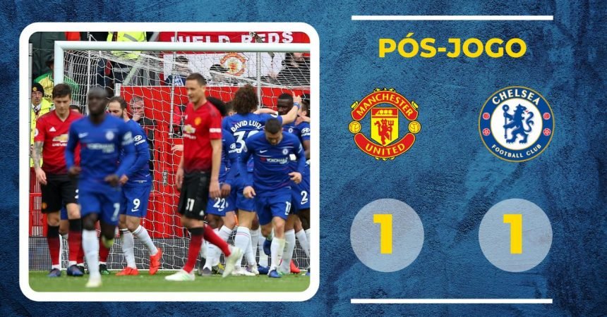 Chelsea empata com o United e segue no G4 Chelsea empata com o United e segue no G4