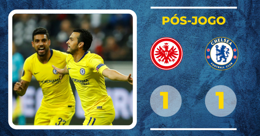 Pedro marca, e Chelsea empata com o Eintracht Frankfurt Pedro marca, e Chelsea empata com o Eintracht Frankfurt