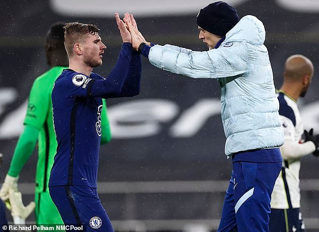 Werner comemora com Tuchel