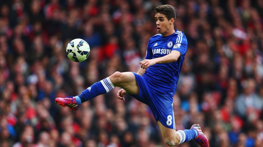 Oscar em ação pelo Chelsea