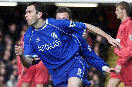 Antes de Lampard, Poyet era o dono da camisa 8 da equipe de Stamford Bridge.