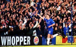 Terry em sua primeira temporada como profissional no Chelsea