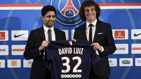 David Luiz defenderá o PSG da França após ser o zagueiro mais caro da história (Foto: SkySports)