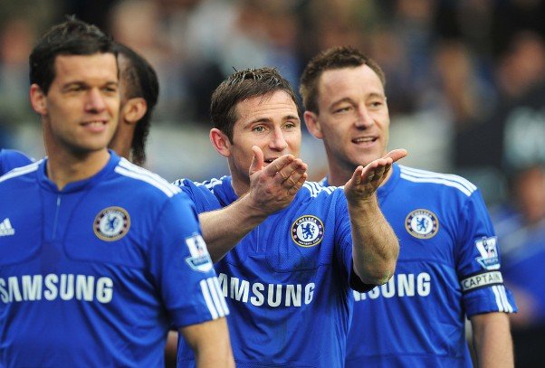 Ballack, Lampard e Terry, pilares de uma grande temporada (Foto: Getty Images)