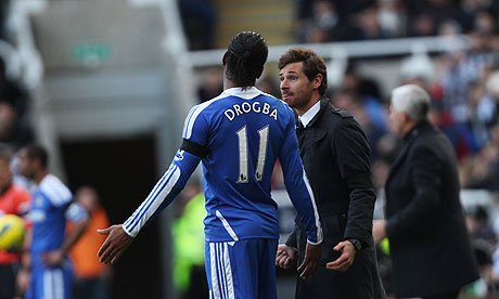 Drogba e Villas-Boas não tiveram boas relações (Foto: Getty Images)