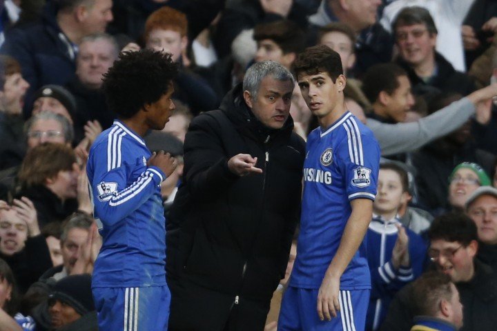 Oscar e Willian têm sido destaques sob o comando de Mourinho (Foto: Getty Images)