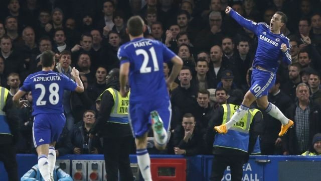 Além de destacar a grande importância dos substitutos Drogba e Rémy, o técnico gostou da atuação de Eden Hazard (Foto: Chelsea FC)