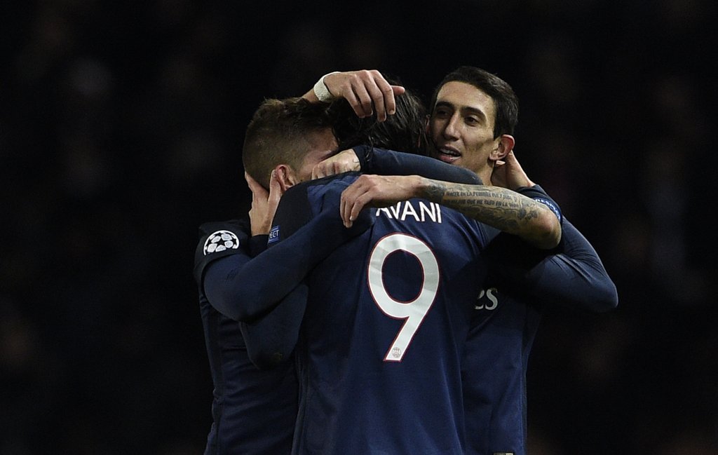 Cavani marcou para os franceses (Foto: PSG/Reprodução)