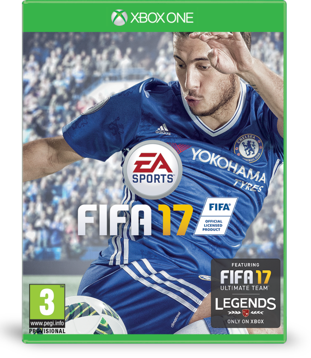 Se vencer, Hazard estrelará esta capa do jogo (Foto: EA)