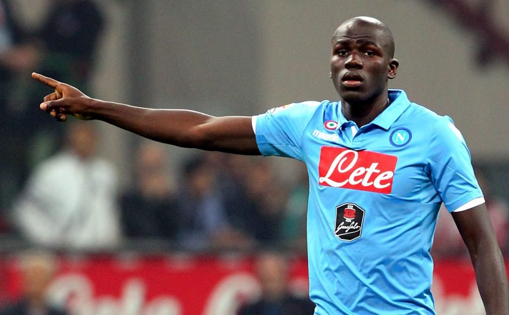 Italian Soccer Serie A - Inter vs Napoli - Milano - San Siro Stadium - 19/10/2014 Kalidou Koulibaly - napoli - fotografo: Fabrizio Forte