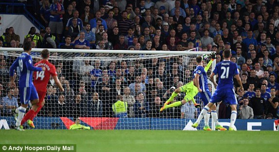 Henderson fez um golaço em Stamford Bridge