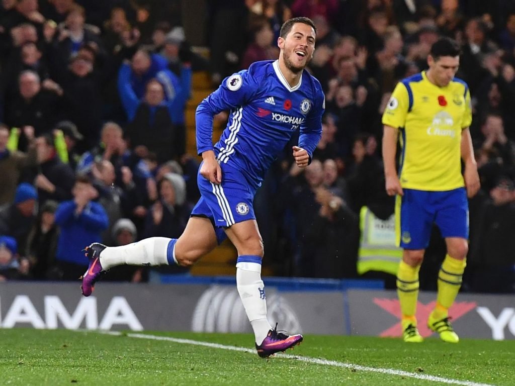 Hazard tem atuado com maestria ao lado de Diego Costa e Pedro