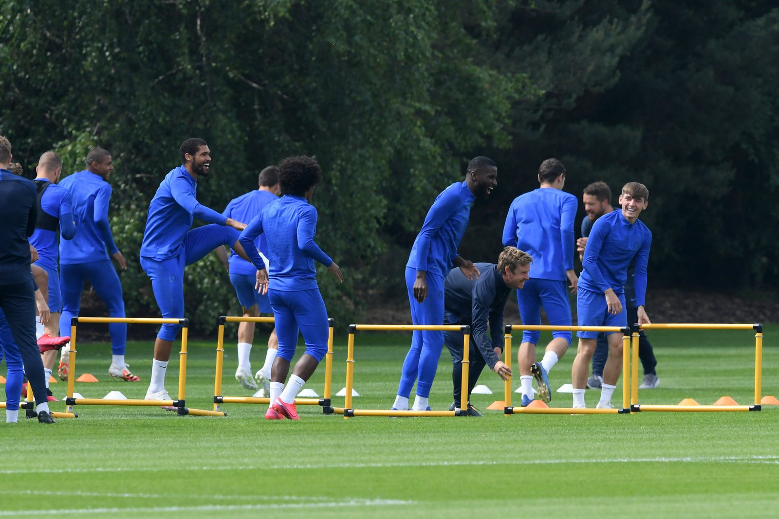 Chelsea na fase 2 dos treinamentos