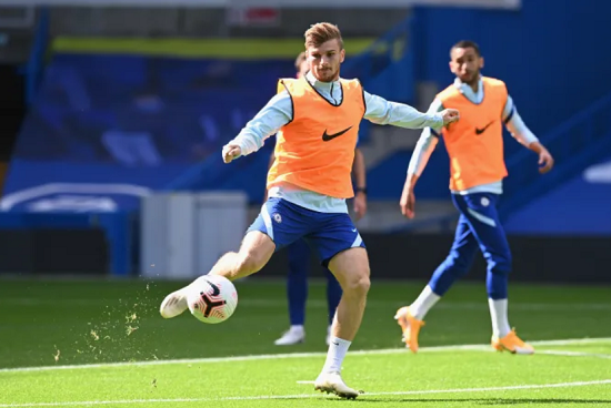 Werner treinando