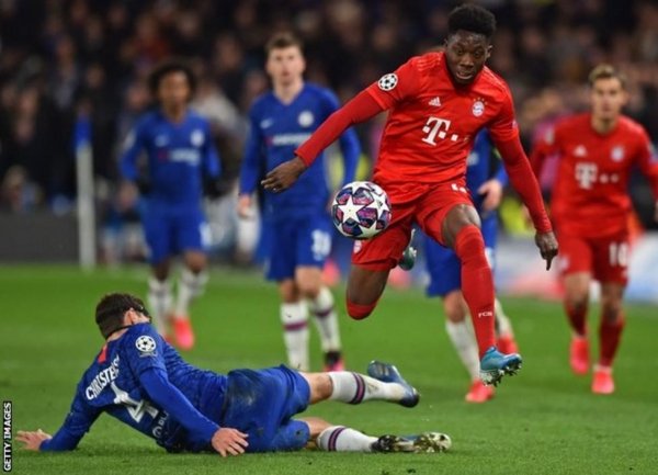 Christensen contra Davies na Champions League
