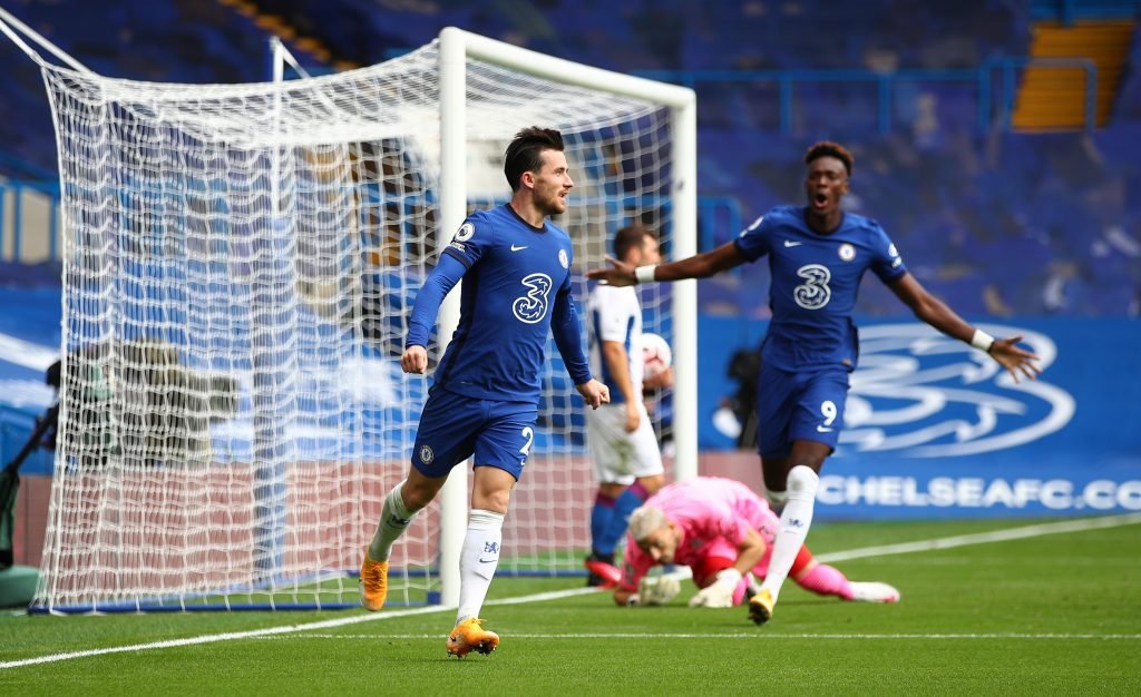 Ben Chilwell foi o destaque do jogo. Primeiramente, um gol. Posteriormente, a assistência para Kurt Zouma. (Chelsea FC)