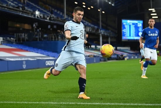 Mateo Kovacic fez a sua 50ª partida como titular pelo Chelsea em jogos da Premier League.