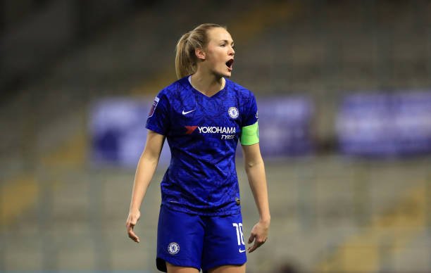 Magda Eriksson pela Conti Cup contra o United