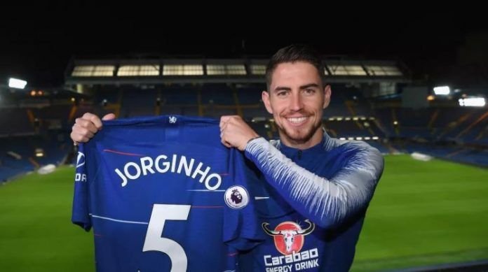 Jorginho anunciado no Chelsea